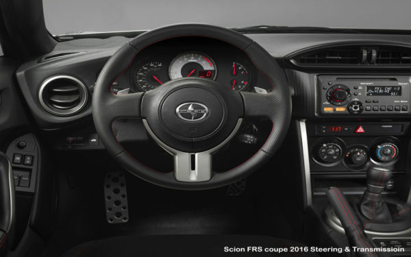 Scion-FRS-coupe-2016-Steering-&-Transmission