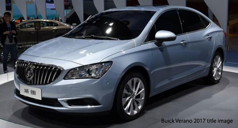 Buick Verano 4dr Sdn Leather Group 2017 full