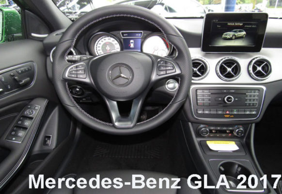 Mercedes-Benz-GLA-250-2017-steering-and-transmission