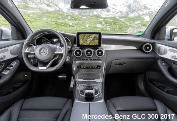 Mercedes-Benz-GLC-300-2017-steering-and-transmission