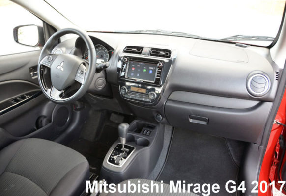 Mitsubishi-Mirage-G4-2017-steering-and-transmission