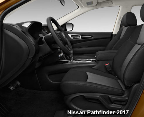 Nissan-Pathfinder-2017-front-seats