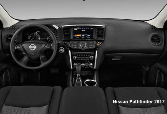 Nissan-Pathfinder-2017-steering-and-transmission