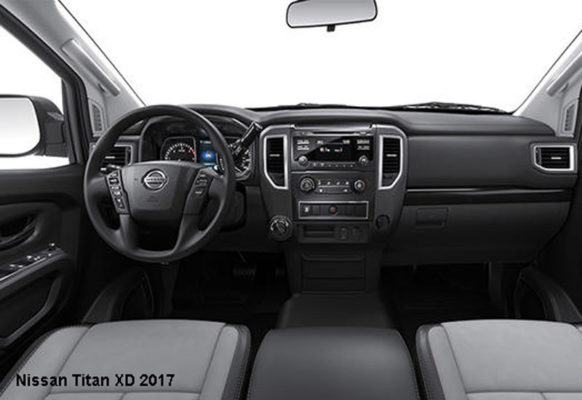 Nissan-Titan-XD-2017-steering-and-transmission