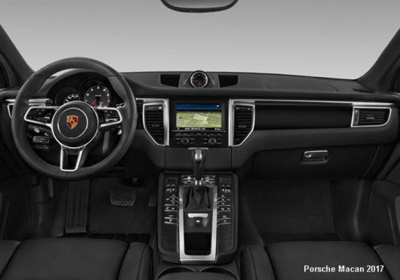 Porsche-Macan-2017-steering-and-transmission