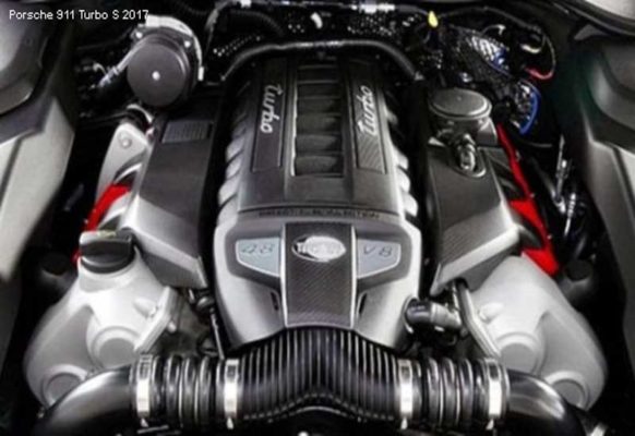 Porsche-911-Turbo-S-2017-engine