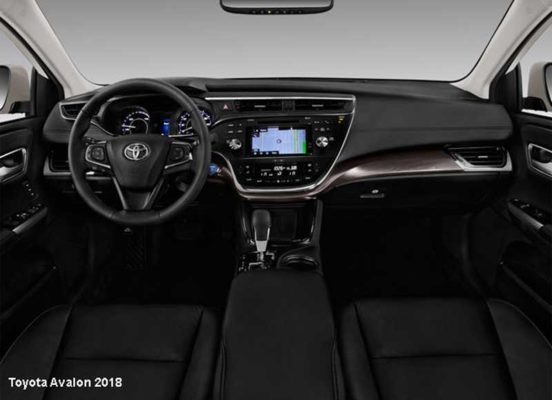 Toyota-Avalon-2018-steering-and-transmission