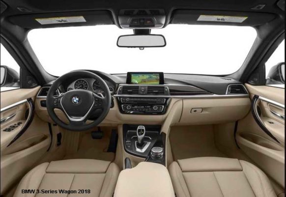 BMW-3-Series-wagon-2018-steering-and-transmission