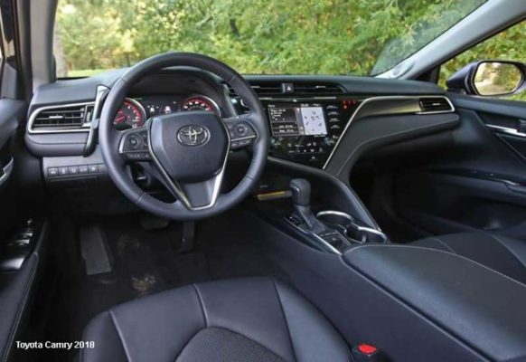 Toyota-Camry-2018-steering-and-transmission