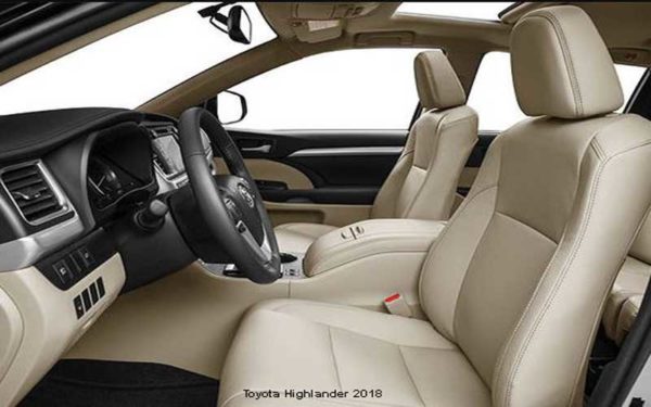 Toyota-Highlander-2018-front-seats