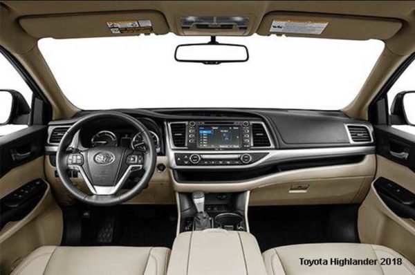 Toyota-Highlander-2018-steering-and-transmission