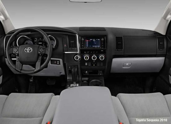 Toyota-Sequoia-2018-steering-and-transmission