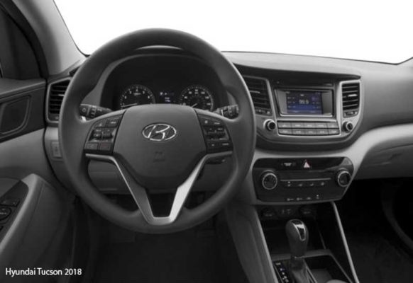 Hyundai-Tucson-2018-steering-and-transmission