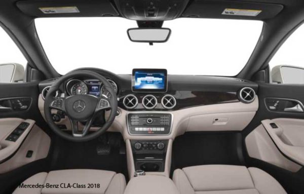 Mercedes-Benz-CLA-Class-2018-steering-and-transmission