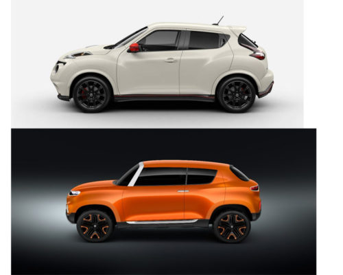 Nissan-Juke-VS-Suzuki-Concept-S-Side-View-2018-indian-Auto-Show