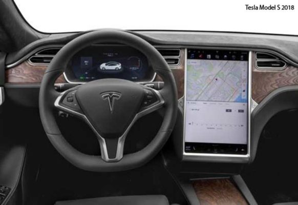 Tesla-Model-S-2018-steering-and-transmission