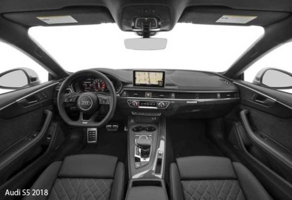 Audi-S5-2018-steering-and-transmission