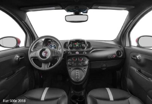 Fiat-500e-2018-steering-and-transmission