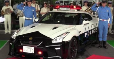 Nissan Gift's GTR R-35 to Japan Police