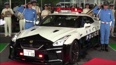 Nissan Gift's GTR R-35 to Japan Police