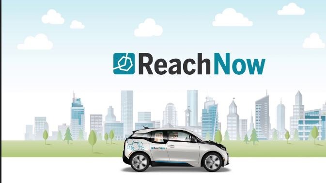 ReachNow Ride Sharing and Rental Service by BMW