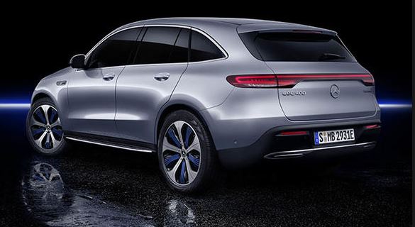 All Electric SUV by Mercedes for 2019 Rear View