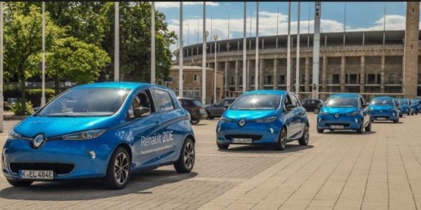 EV car sharing Service is started by Renault & ADA in Paris