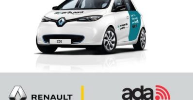 Renault & ADA partnered to Provide car sharing service in Paris