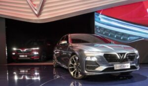 Vinfast Lux SA2.0 Sedan Displayed at Paris Motor show