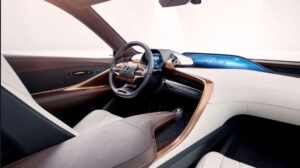 Interior of Limitless LF1 concept of Lexus