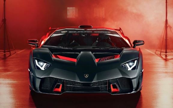 Lamborghini SC18 Alston with Red and Black Design.