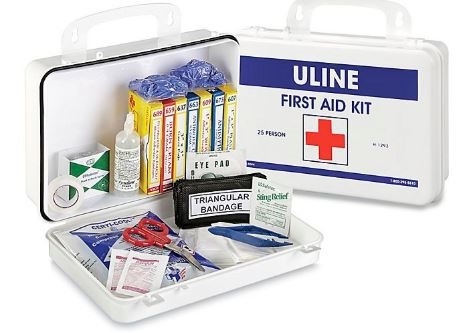 Accidents are unfortunate that is why first aid kit is compulsory