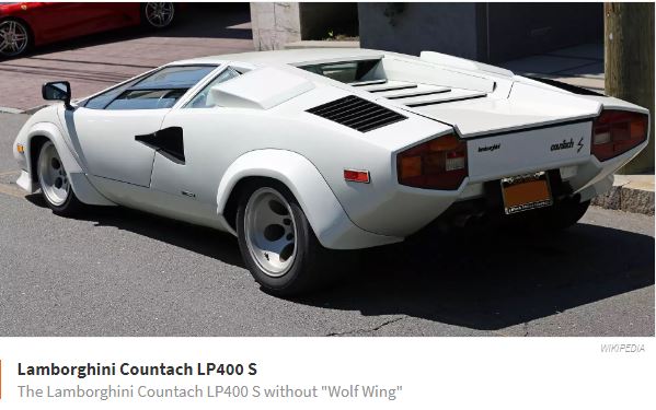 Lamborghini Countach LP400S without Wolfwing