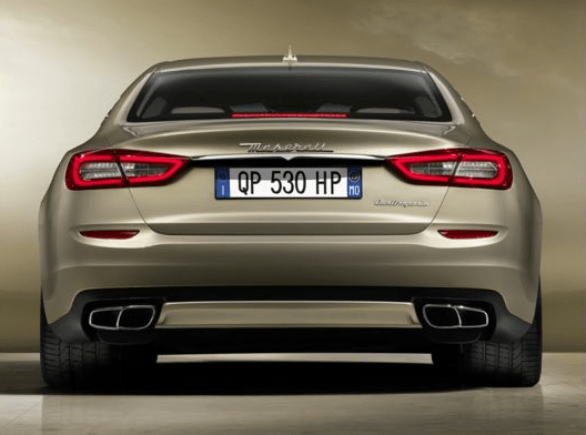 Maserati Quattroporte 2018 Back Image