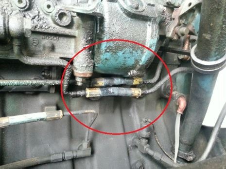 INDICATIONS OF A FROZEN FUEL LINE