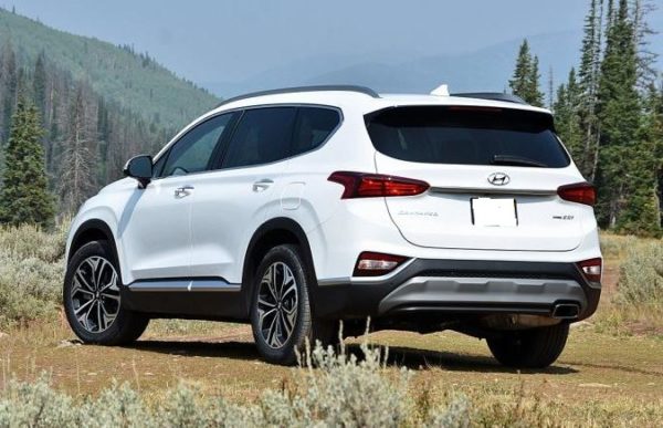 Hyundai Santa Fe 2019 Back Image