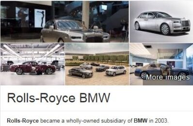 Rolls Royce would be Dead without BMW