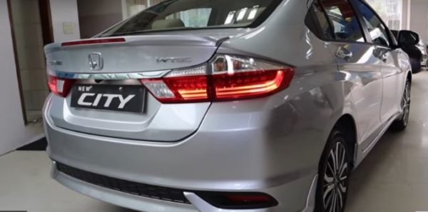 Honda City 2019 Rear View