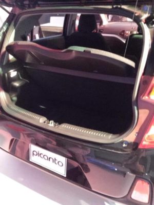 KIA Picanto Rear and Boot