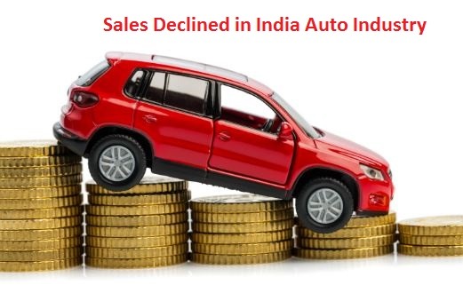 Sales decline witnessed by many companies of Indian automobile industry