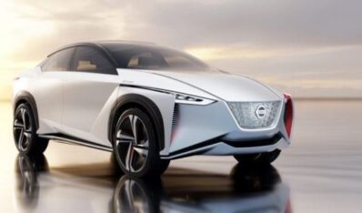 2021 Nissan EV Crossover concept feature image