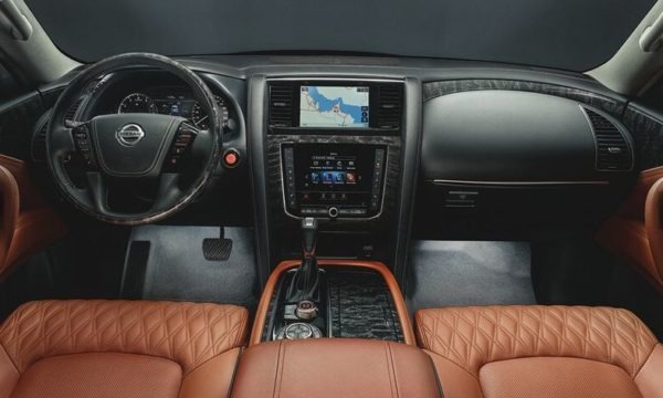 2020 Nissan Patrol Interior front cabin