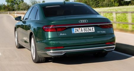 2020 Audi A8 rear View