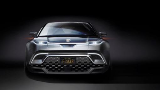 2021 fisker ocean all electric SUV front view