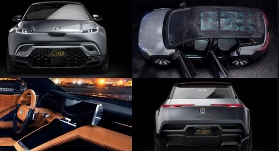 2021 fisker ocean all electric interior exterior all view