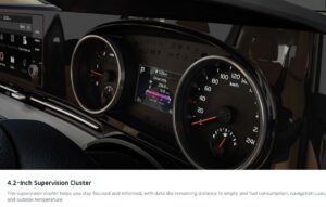 Kia Grand Carnival MPV 4th Generation 4.2 inch super vision cluster