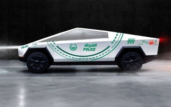Tesla's Cyber truck is the part of Dubai Police fleet
