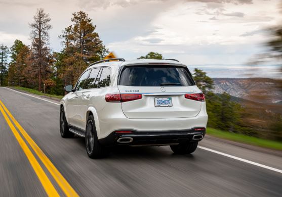 2020 Mercedes Benz GLS rear view