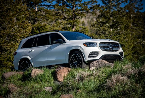 2020 Mercedes Benz GLS side view