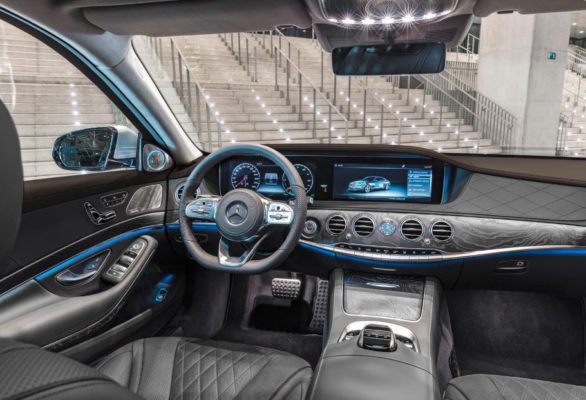 2020 Mercedes Benz S Class front Cabin Interior